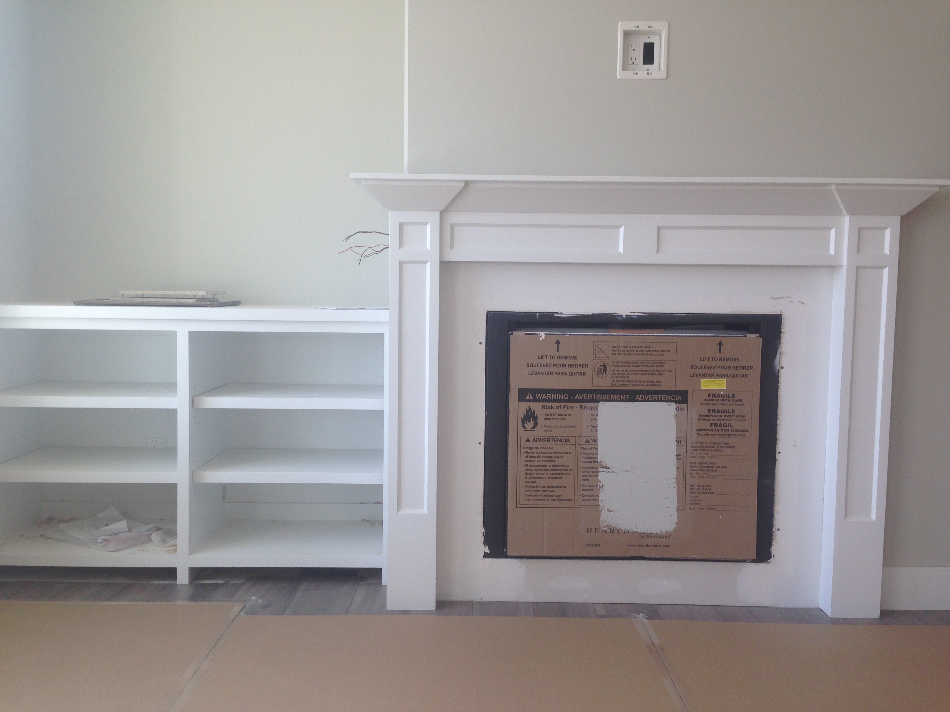 Fireplace mantle Kelowna